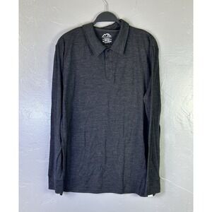 Men's Merino Tech  Super Fine Merino Wool Long Sleeve XXL Grey